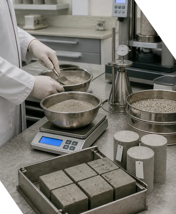 Испытание цемента в Асбесте с выдачей протокола испытаний
